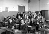 Skolklass på Risbergska skolan, 1927