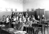 Skolklass på Risbergska skolan, 1927