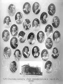 Avgångsklass 8a på Risbergska skolan, 1932