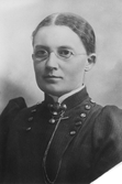 Edla Hamberg, föreståndarinna på Risbergs skolan mellan 1886-1899, ca 1890
