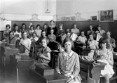 Skolklass på Risbergska skolan, 1932