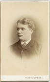 Porträtt på Notarie Lennart Bergstrand år 1885.