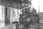 Man vid Kilsmo järnvägsstation, 1950-tal