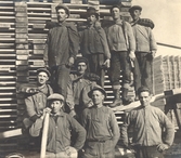 Arbetare vid kilsmo såg, 1920-tal
