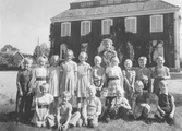 Skolklass vid Kilsmo skola, 1940-tal