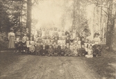 Skolklass i Bystad skola, ca 1910