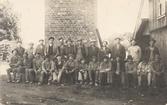 Arbetare vid Mosås tegelbruk, 1920-tal