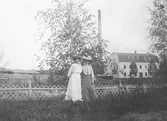 Vy från verandan på villa Haganäs, före 1910