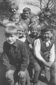Skolklass på Karlslunds skola, 1938-1939
