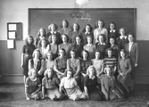 Klass 8 på Vasaskolan, 1946