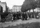 Torghandel på Fisktorget, 1907