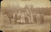 Paus i skördearbete, ca 1900