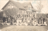 Skolelever vid Bystads skola, 1925