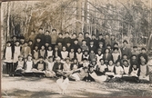 Skolklass i Bystads skola 1910-tal