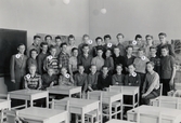 Klass 8 på Olaus Petriskolan, 1957