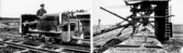 Järnsvägsspåret från Marks tegelbruk, 1950-tal