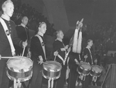 Musiker på Invigningen av idrottshuset, 1946