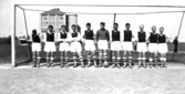 BK-Almby framför fotbollsmål, 1930-tal