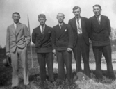 Kostymklädda herrar, 1940-tal