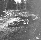 Olycka med motorcykel, 1950