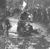 Motorcykel i lera, 1950