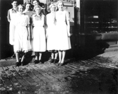 Personal vid Margaretas festvåning, 1940-tal