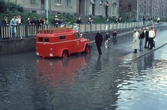 Brandkåren vid översvämningen, 1965