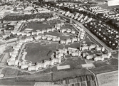 Flygfoto över Stjärnhusen, 1950-tal