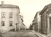 Storgatan mot norr från Järntorget, ca 1888