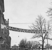 Banderoll för Riksteatern, 1960-tal