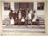 Skolklass på Marsfältets skola, ca 1900