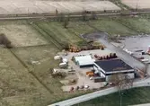 Flygbild över Lillåns industriområde, ca 1980