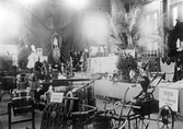 Hantverksutställning i Arbetsföreningens lokaler, ca 1899