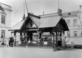 Ebba Tornbergs monter med brevkort, ca 1899