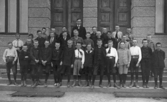 Skolklass vid Vasaskolan, ca 1920