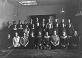 Skolklass på Norra skolan, Olaus Petriskolan, 1918