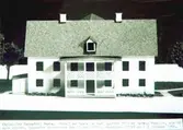 Modell av Corps de logi, Kägleholms herrgård, 2000