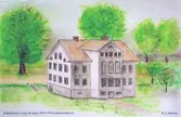 Teckning av Cops de logis, Kägleholms herrgård, 1829-1929