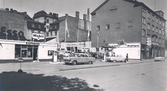 Esso bensinstation på Slottsgatan, 1960-tal