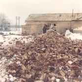 Skorstenen vid Kilsmo såg sprängd, 1960-tal