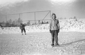 Barn vid Rynninge idrottsplats, 1951