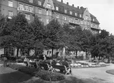 Besökare i Centralparken, 1930-tal