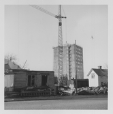 Höghusbygge vid Nygatan, 1960-tal
