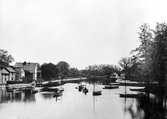 Svartån mot öster från Hamnplan, 1920-tal