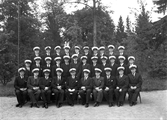 Folkorkestern Lyran vid invigning av vandrarhemmet, 1950-tal