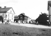 Strömersgatan mot öster från Storgatan, ca 1903