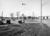 Norrköpingsvägen mot väster vid Österplan, ca 1960