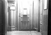 Dörr med lucka i gamla teatern, 1960-tal