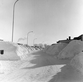 Snöhögar i Oxhagen, 1960-tal