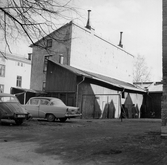 Parkering vid Västra gatan, ca 1960